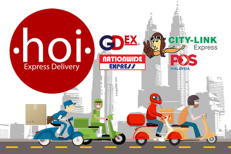 HOI Nationwide GDEX City-Link Poslaju