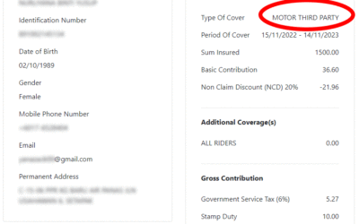 Who are 1st Party, 3rd party & comprehensive when we talk about insurance/takaful cover?