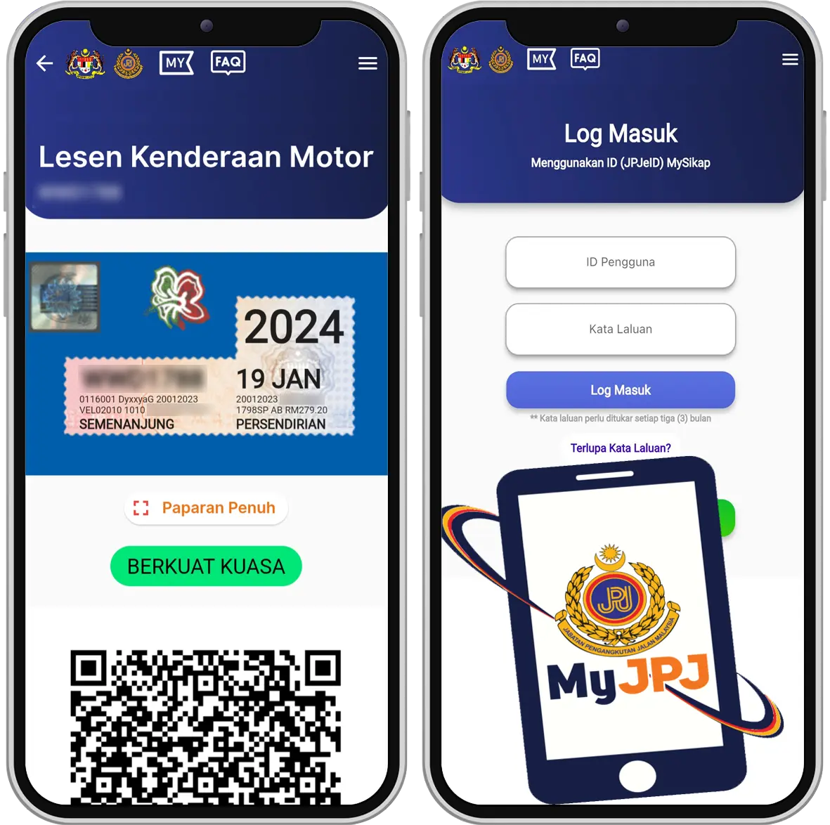 MyJPJ mobile app, official JPJ Malaysia application