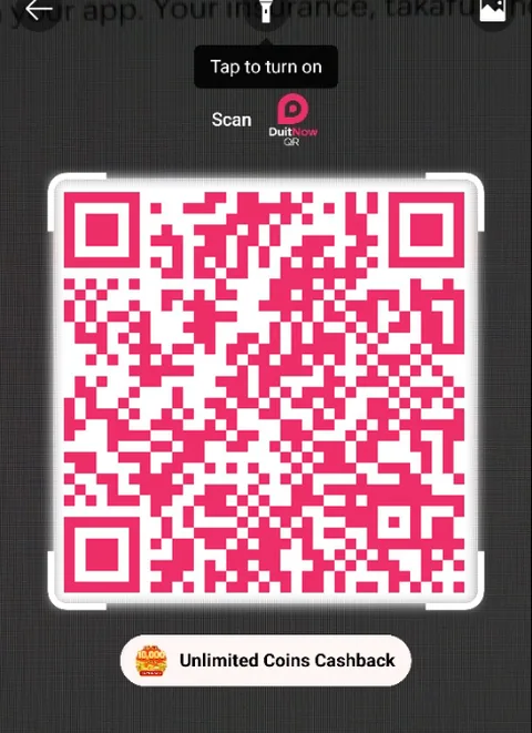 ShopeePay Scan QR screen ready to scan a DuitNow QR code
